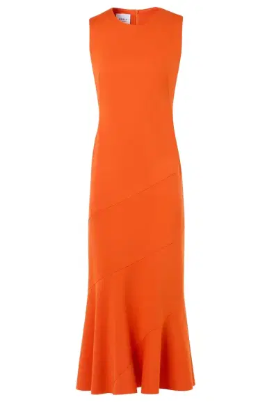 Akris punto Flared Panel Maxi Dress | Thumbnail 1 Akris punto Flared Panel Maxi Dress | Thumbnail 1