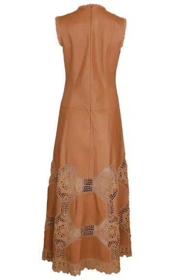 Ulla Johnson Ilana Crochet Dress - Camel | Thumbnail 2 Ulla Johnson Ilana Crochet Dress - Camel | Thumbnail 2
