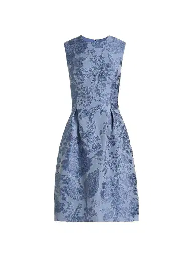 Lela Rose Women's Betsy Floral Fil Coupe Dress | Thumbnail 1 Lela Rose Women's Betsy Floral Fil Coupe Dress | Thumbnail 1