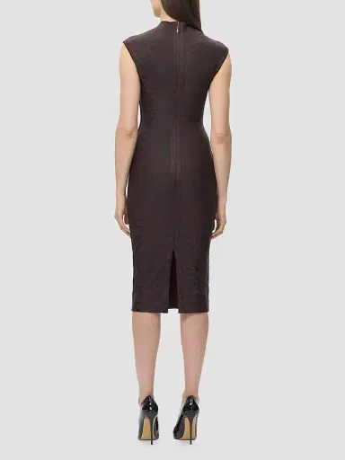 Hervé Léger Women's Anita Printed Sheath Midi Dress | Thumbnail 3 Hervé Léger Women's Anita Printed Sheath Midi Dress | Thumbnail 3