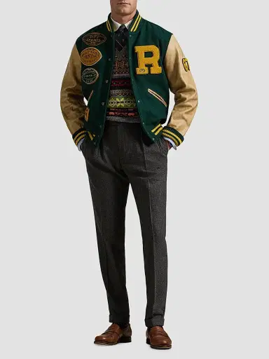 Polo Ralph Lauren Men's Pleated Wool Flannel Trousers | Thumbnail 2 Polo Ralph Lauren Men's Pleated Wool Flannel Trousers | Thumbnail 2
