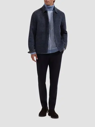Bugatchi Men's Plaid Wool-Blend Jacket | Thumbnail 2 Bugatchi Men's Plaid Wool-Blend Jacket | Thumbnail 2