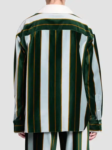 TWP Women's A Case Of You Striped Cotton Blouse | Thumbnail 3 TWP Women's A Case Of You Striped Cotton Blouse | Thumbnail 3