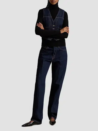 Polo Ralph Lauren Women's Cassis Five-Pocket Jeans | Thumbnail 2 Polo Ralph Lauren Women's Cassis Five-Pocket Jeans | Thumbnail 2