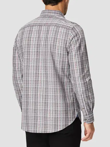Robert Graham Men's Elroy Cotton-Blend Button-Front Shirt | Thumbnail 3 Robert Graham Men's Elroy Cotton-Blend Button-Front Shirt | Thumbnail 3