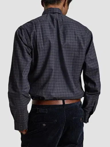 Polo Ralph Lauren Men's Tattersall Twill Classic-Fit Shirt | Thumbnail 3 Polo Ralph Lauren Men's Tattersall Twill Classic-Fit Shirt | Thumbnail 3