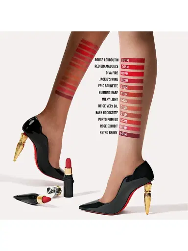 Christian Louboutin Women's Rouge Louboutin Velvet Matte On The Go Lipstick | Thumbnail 6 Christian Louboutin Women's Rouge Louboutin Velvet Matte On The Go Lipstick | Thumbnail 6