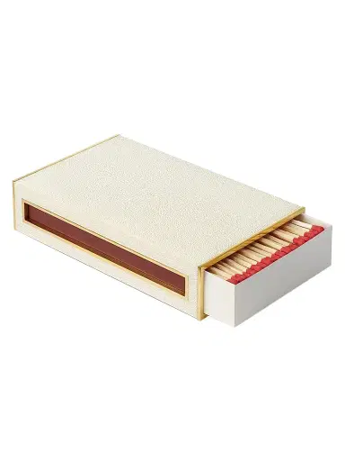 AERIN Oversized Shagreen Leather Match Box Set | Thumbnail 1 AERIN Oversized Shagreen Leather Match Box Set | Thumbnail 1
