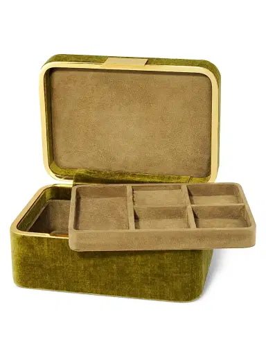 AERIN Beauvais Velvet Jewelry Box | Thumbnail 2 AERIN Beauvais Velvet Jewelry Box | Thumbnail 2