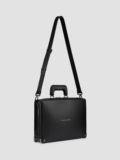 Christian Louboutin Men's Tactical Leather Briefcase | Thumbnail 2 Christian Louboutin Men's Tactical Leather Briefcase | Thumbnail 2
