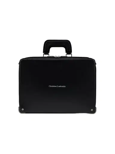Christian Louboutin Men's Tactical Leather Briefcase | Thumbnail 1 Christian Louboutin Men's Tactical Leather Briefcase | Thumbnail 1