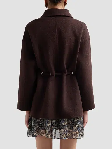 Ba&sh Women's Kam Wool-Blend Wrap Coat | Thumbnail 3 Ba&sh Women's Kam Wool-Blend Wrap Coat | Thumbnail 3