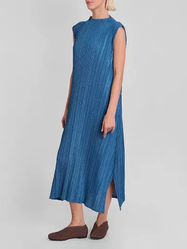 Pleats Please Issey Miyake Women's Mellow Pleats Midi Dress | Thumbnail 4 Pleats Please Issey Miyake Women's Mellow Pleats Midi Dress | Thumbnail 4