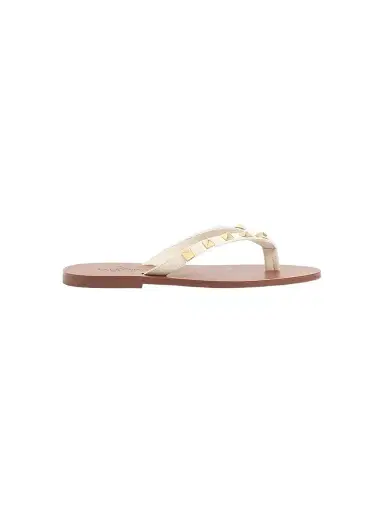 Valentino Women's Rockstud Calfskin 05MM Thong Sandals | Thumbnail 1 Valentino Women's Rockstud Calfskin 05MM Thong Sandals | Thumbnail 1