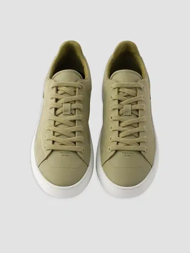 Prada Men's Court Re-Nylon Sneakers | Thumbnail 2 Prada Men's Court Re-Nylon Sneakers | Thumbnail 2