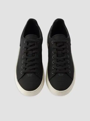 Prada Men's Court Re-Nylon Sneakers | Thumbnail 2 Prada Men's Court Re-Nylon Sneakers | Thumbnail 2