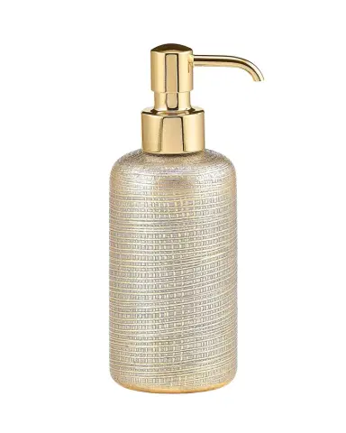 Labrazel Woven Metallic Pump Dispenser with Golden Polished Top | Thumbnail 1 Labrazel Woven Metallic Pump Dispenser with Golden Polished Top | Thumbnail 1