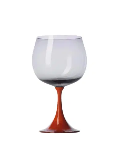 NasonMoretti Burlesque Coral /Grey Wine Glass, 29 oz. | Thumbnail 1 NasonMoretti Burlesque Coral /Grey Wine Glass, 29 oz. | Thumbnail 1