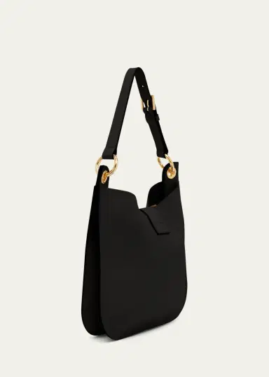Tom Ford Tara Small Hobo Crossbody in Grained Leather | Thumbnail 3 Tom Ford Tara Small Hobo Crossbody in Grained Leather | Thumbnail 3