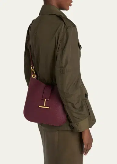 Tom Ford Tara Small Hobo Crossbody in Grained Leather | Thumbnail 10 Tom Ford Tara Small Hobo Crossbody in Grained Leather | Thumbnail 10