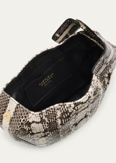 Gabriela Hearst Demi Soft Snakeskin Clutch Bag | Thumbnail 3 Gabriela Hearst Demi Soft Snakeskin Clutch Bag | Thumbnail 3