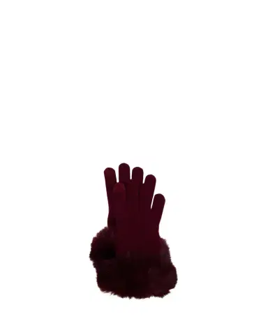 Sofia Cashmere Touchscreen Cashmere & Faux Fur Gloves | Thumbnail 1 Sofia Cashmere Touchscreen Cashmere & Faux Fur Gloves | Thumbnail 1