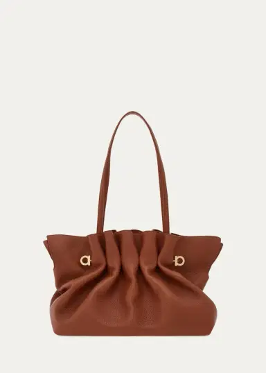 Ferragamo Piercing Medium Leather Shoulder Bag | Thumbnail 2 Ferragamo Piercing Medium Leather Shoulder Bag | Thumbnail 2