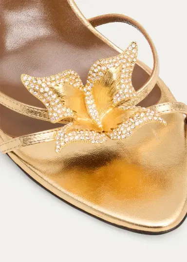Giuseppe Zanotti Clandestino 95MM Crystal-Embellished Leather Sandals | Thumbnail 5 Giuseppe Zanotti Clandestino 95MM Crystal-Embellished Leather Sandals | Thumbnail 5