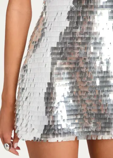 Retrofête Jawa Sequined Halter Mini Dress | Thumbnail 5 Retrofête Jawa Sequined Halter Mini Dress | Thumbnail 5