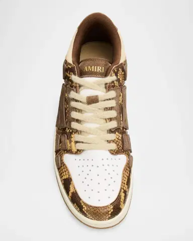 AMIRI Python-Printed Leather Low-Top Sneakers | Thumbnail 6 AMIRI Python-Printed Leather Low-Top Sneakers | Thumbnail 6