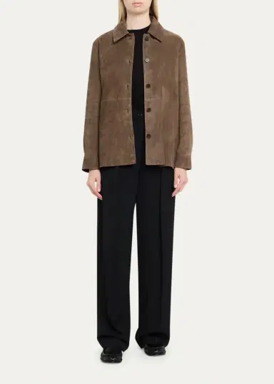 ARMA Vicky Lamb Suede Shirt Jacket | Thumbnail 2 ARMA Vicky Lamb Suede Shirt Jacket | Thumbnail 2
