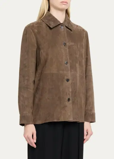 ARMA Vicky Lamb Suede Shirt Jacket | Thumbnail 4 ARMA Vicky Lamb Suede Shirt Jacket | Thumbnail 4