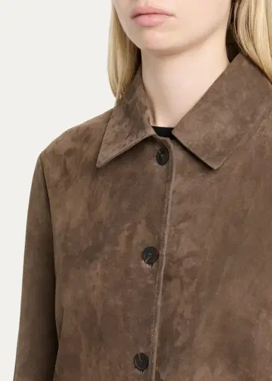 ARMA Vicky Lamb Suede Shirt Jacket | Thumbnail 5 ARMA Vicky Lamb Suede Shirt Jacket | Thumbnail 5