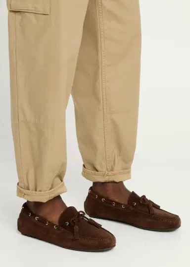 Ralph Lauren Harold Tassel Suede Driving Shoes | Thumbnail 2 Ralph Lauren Harold Tassel Suede Driving Shoes | Thumbnail 2