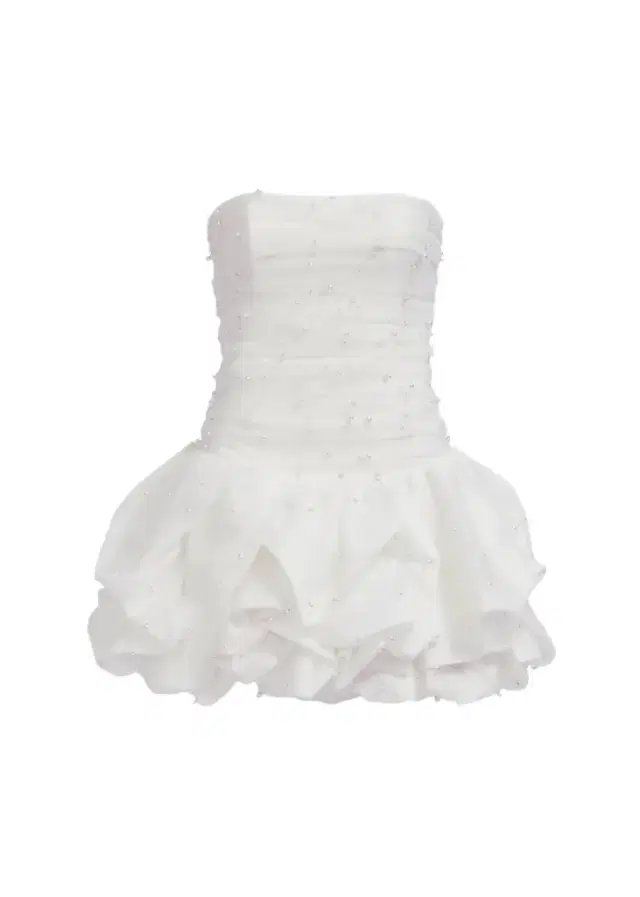 Juniper Strapless Tulle Overlay Bubble Mini Dress Juniper Strapless Tulle Overlay Bubble Mini Dress