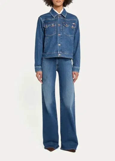 Mother The Sawtooth Denim Jacket | Thumbnail 2 Mother The Sawtooth Denim Jacket | Thumbnail 2