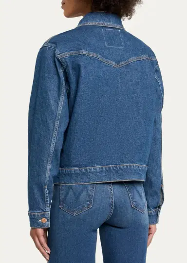 Mother The Sawtooth Denim Jacket | Thumbnail 3 Mother The Sawtooth Denim Jacket | Thumbnail 3