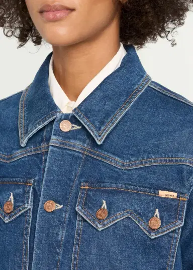 Mother The Sawtooth Denim Jacket | Thumbnail 5 Mother The Sawtooth Denim Jacket | Thumbnail 5