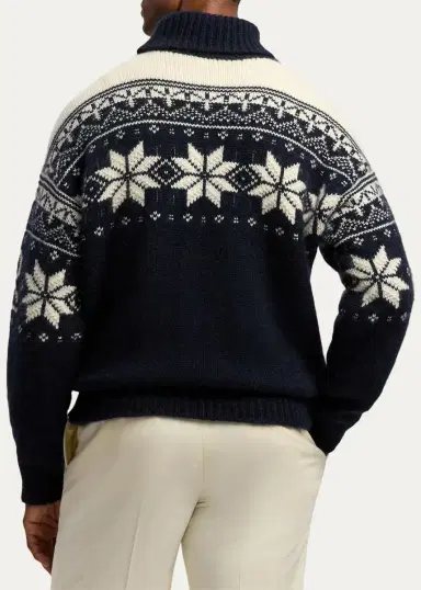 Ralph Lauren Purple Label Men's Cashmere-Mohair Turtleneck Sweater | Thumbnail 3 Ralph Lauren Purple Label Men's Cashmere-Mohair Turtleneck Sweater | Thumbnail 3