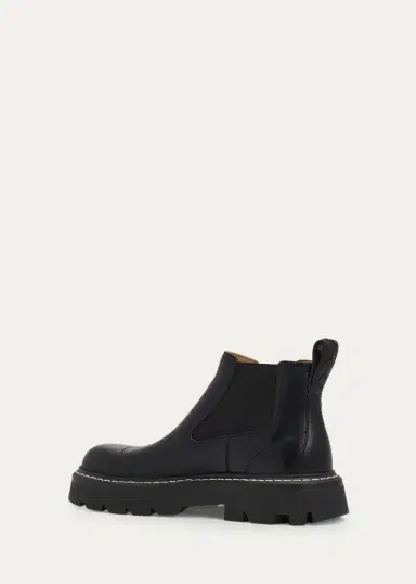 Bottega Veneta Men's Gum Military Leather Chelsea Boots | Thumbnail 2 Bottega Veneta Men's Gum Military Leather Chelsea Boots | Thumbnail 2