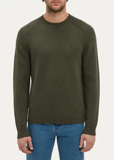 Gabriela Hearst Men's Palco Wool Sweater | Thumbnail 2 Gabriela Hearst Men's Palco Wool Sweater | Thumbnail 2