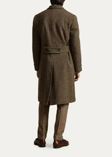 Polo Ralph Lauren Men's The Herringbone Tweed Polo Coat | Thumbnail 3 Polo Ralph Lauren Men's The Herringbone Tweed Polo Coat | Thumbnail 3