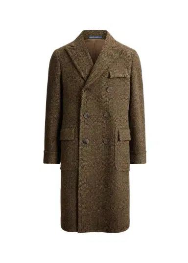 Polo Ralph Lauren Men's The Herringbone Tweed Polo Coat | Thumbnail 1 Polo Ralph Lauren Men's The Herringbone Tweed Polo Coat | Thumbnail 1