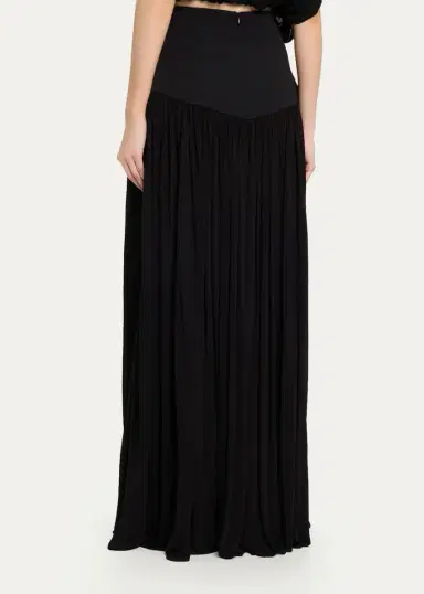 Heirlome Louise Gathered Yoke Jersey Maxi Skirt | Thumbnail 3 Heirlome Louise Gathered Yoke Jersey Maxi Skirt | Thumbnail 3