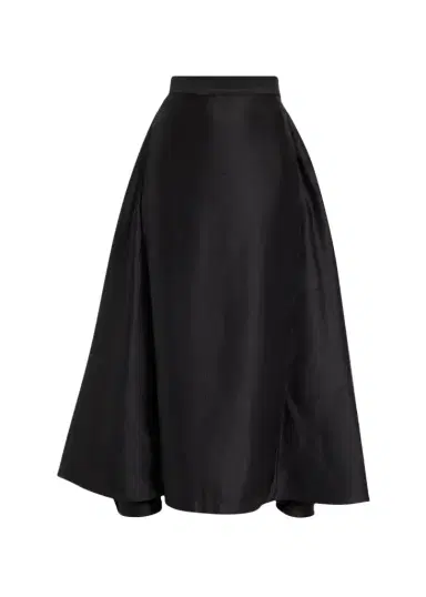Heirlome Viola Silk Shantung Full Midi Skirt | Thumbnail 1 Heirlome Viola Silk Shantung Full Midi Skirt | Thumbnail 1