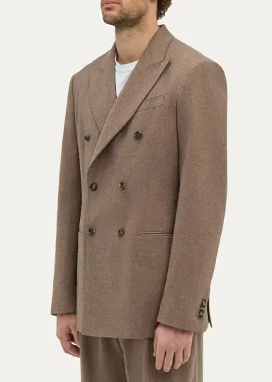Gabriela Hearst Men's Angelo Wool-Cashmere Blazer | Thumbnail 4 Gabriela Hearst Men's Angelo Wool-Cashmere Blazer | Thumbnail 4