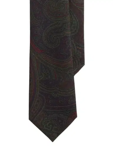 Polo Ralph Lauren Men's Graduate Paisley Wool Challis Tie | Thumbnail 1 Polo Ralph Lauren Men's Graduate Paisley Wool Challis Tie | Thumbnail 1