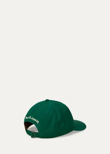 Polo Ralph Lauren Men's Vintage Pine Cotton Faille Fish Baseball Cap | Thumbnail 2 Polo Ralph Lauren Men's Vintage Pine Cotton Faille Fish Baseball Cap | Thumbnail 2
