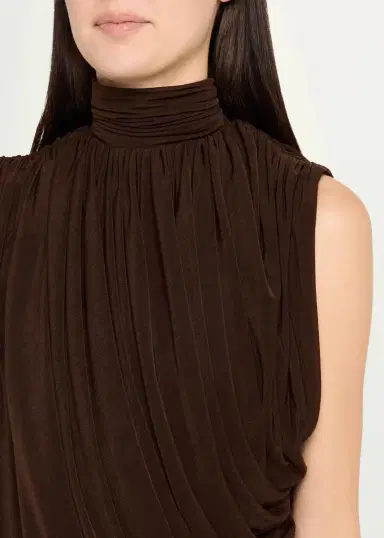 Ronny Kobo Sav Draped Mock Turtleneck Top | Thumbnail 5 Ronny Kobo Sav Draped Mock Turtleneck Top | Thumbnail 5