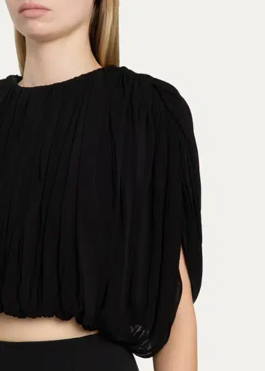 Heirlome Louise Shirred Jersey Crop Top | Thumbnail 5 Heirlome Louise Shirred Jersey Crop Top | Thumbnail 5